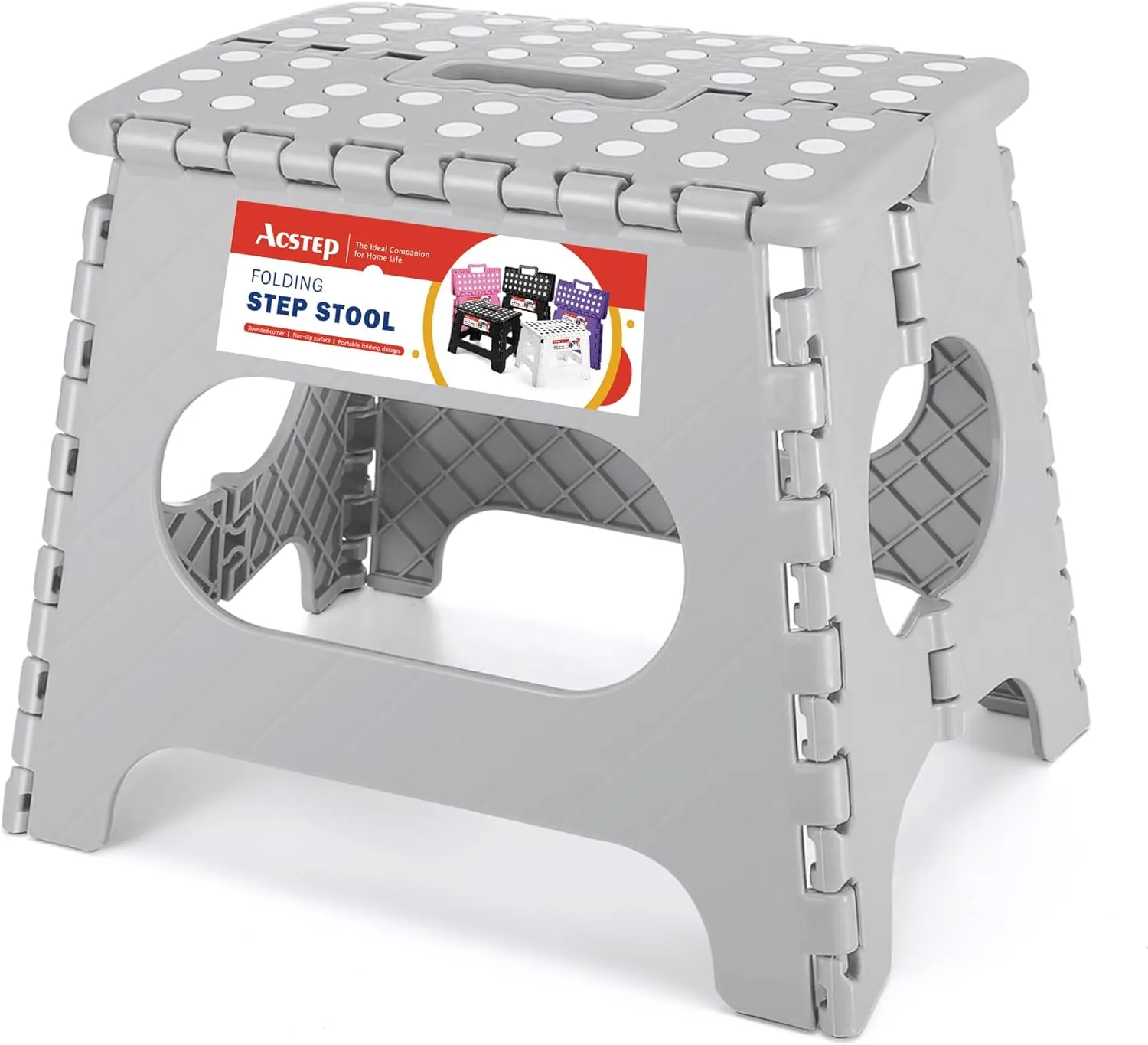 11 Inch Non Slip Foldable Step Stool