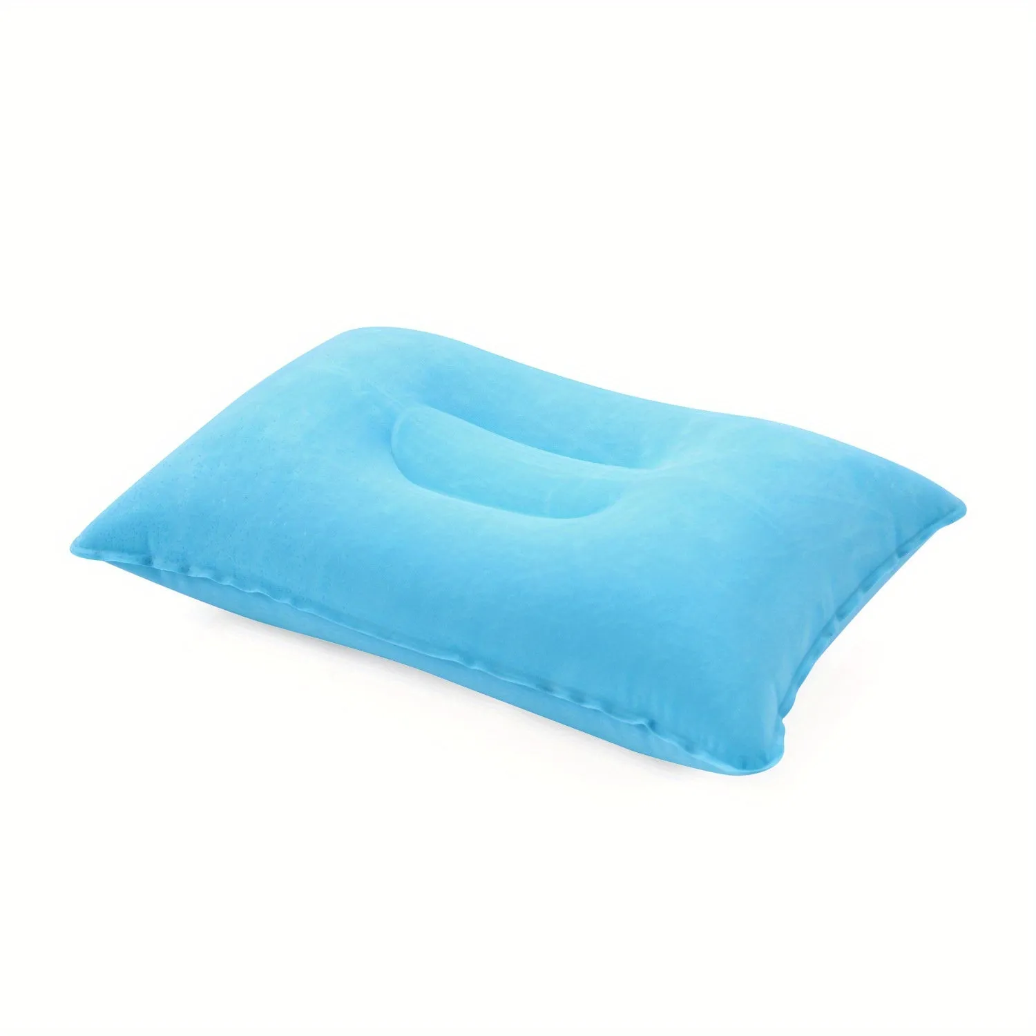 1pc/2pcs Comfortable Inflatable Pillow for Office, Car, Camping, Hiking, and Napping - Supports Neck and Lumbar