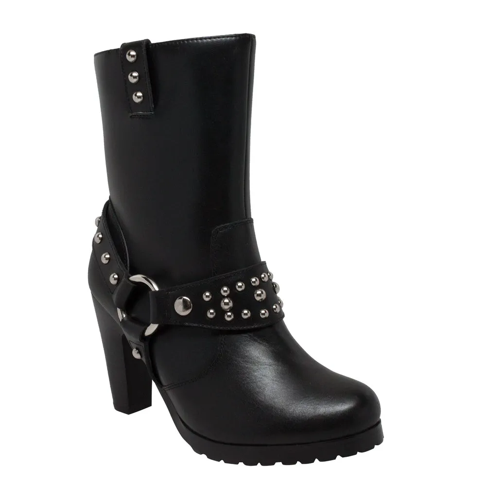 8546 Women's Heeled Boot w/Studs