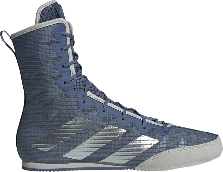 Adidas Box Hog 4 'Wonder Steel Magic Gray Metallic' Sneakers, Blue