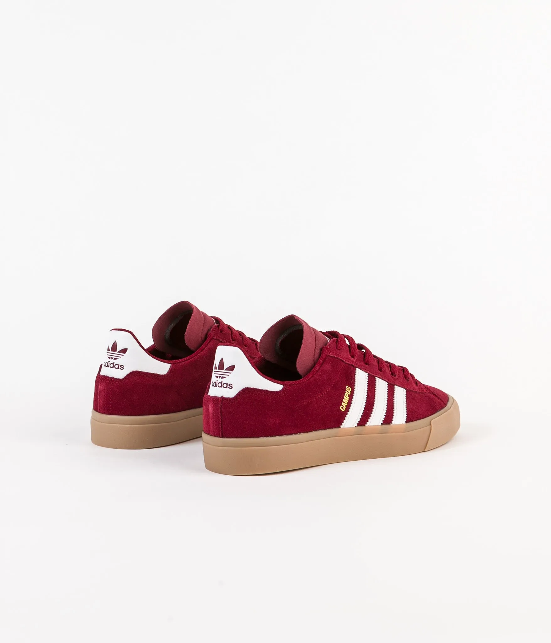 Adidas Campus Vulc II Adv Shoes - Collegiate Burgundy / White / Gum4