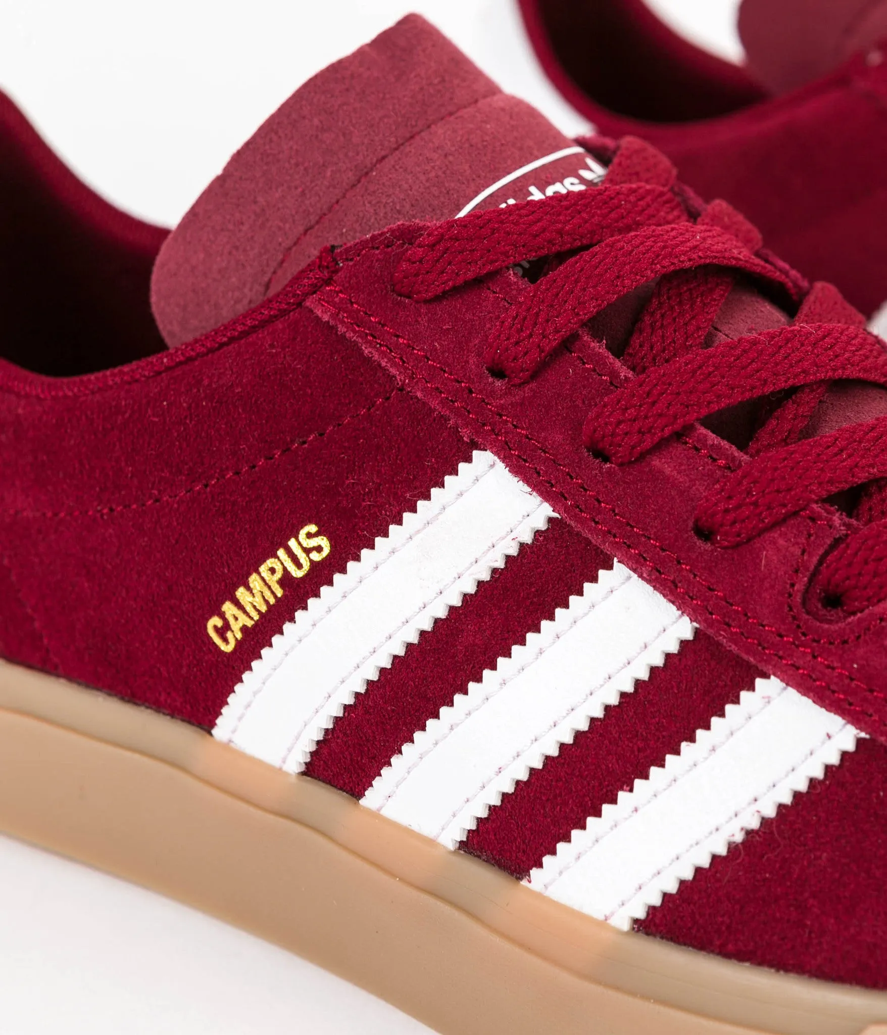 Adidas Campus Vulc II Adv Shoes - Collegiate Burgundy / White / Gum4