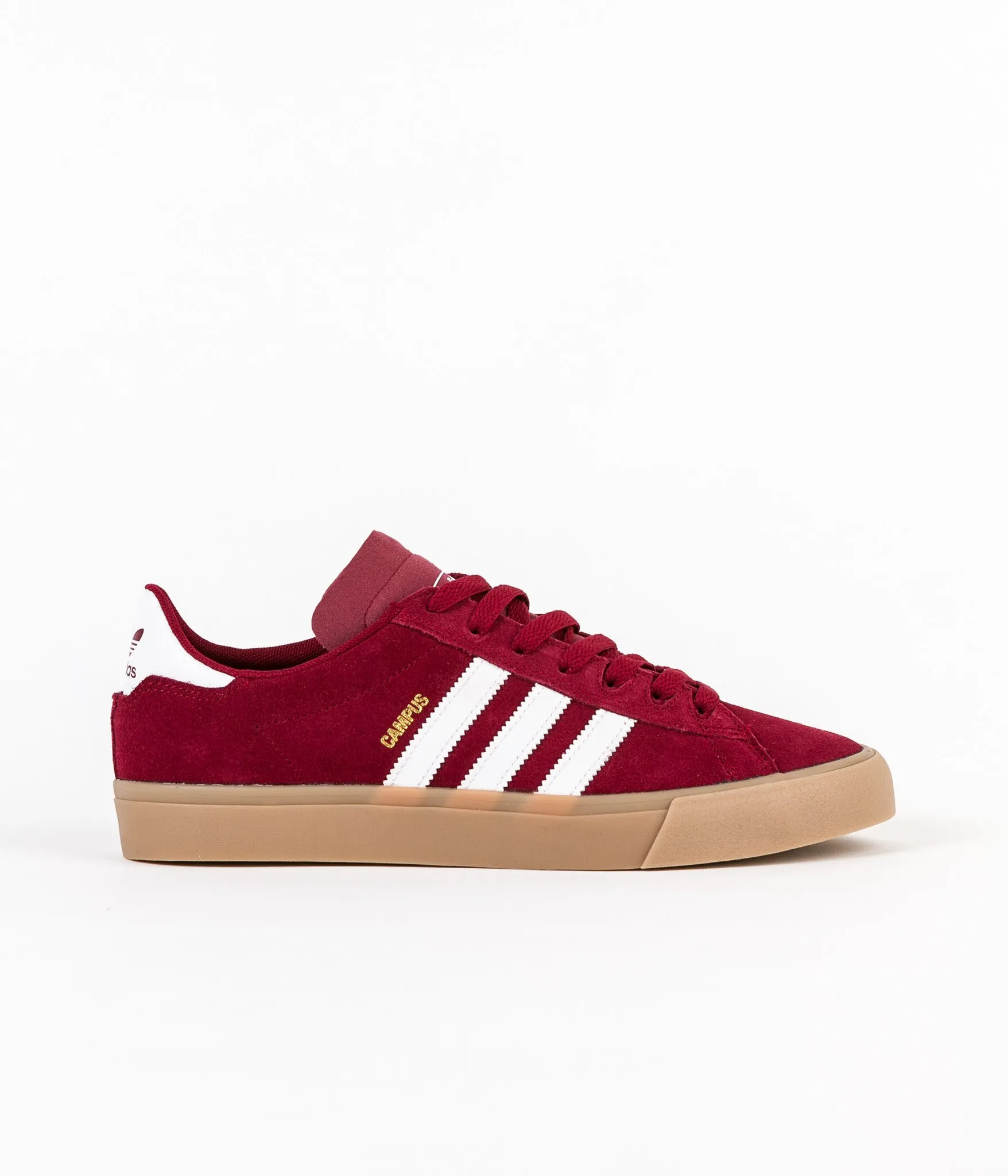 Adidas Campus Vulc II Adv Shoes - Collegiate Burgundy / White / Gum4