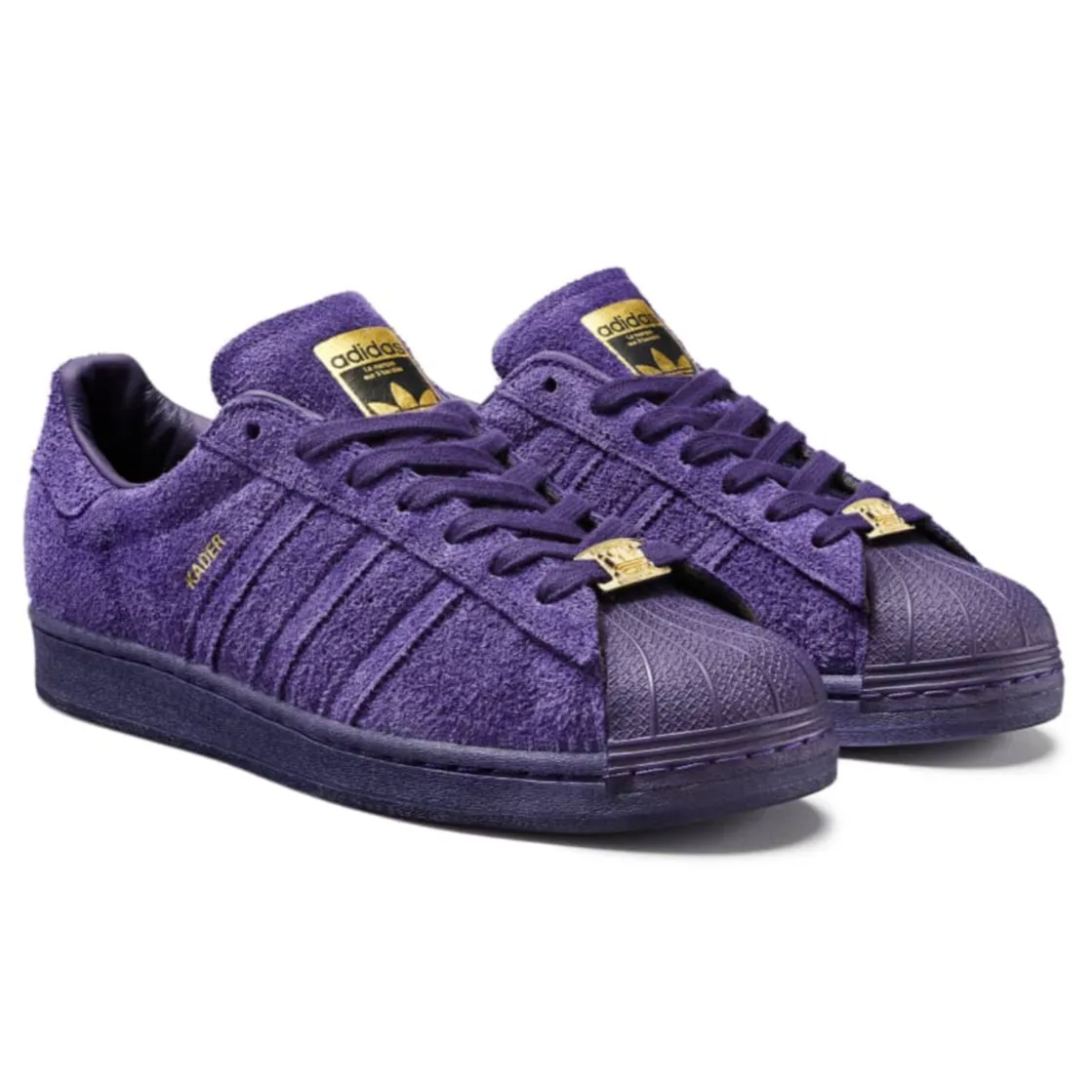 ADIDAS KADER SUPERSTAR ADV DARK PURPLE / GOLD METALLIC