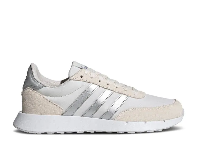 Adidas WMNS RUN 60S 2.0 'CHALK SILVER METALLIC' sneakers, white