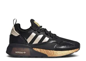 Adidas WMNS ZX 2K BOOST 'BLACK GOLD METALLIC' sneakers, black