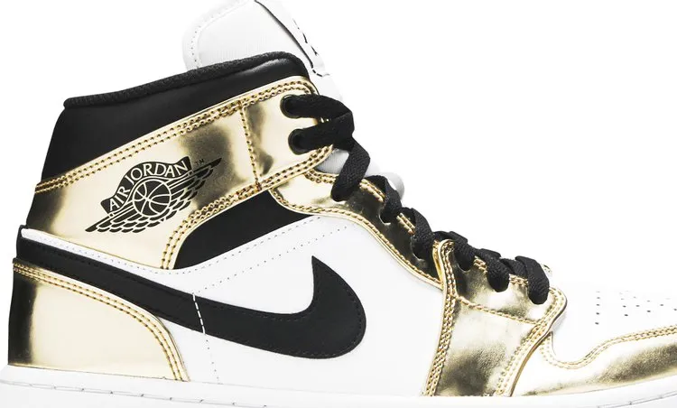 Air Jordan 1 Mid SE Metallic Gold