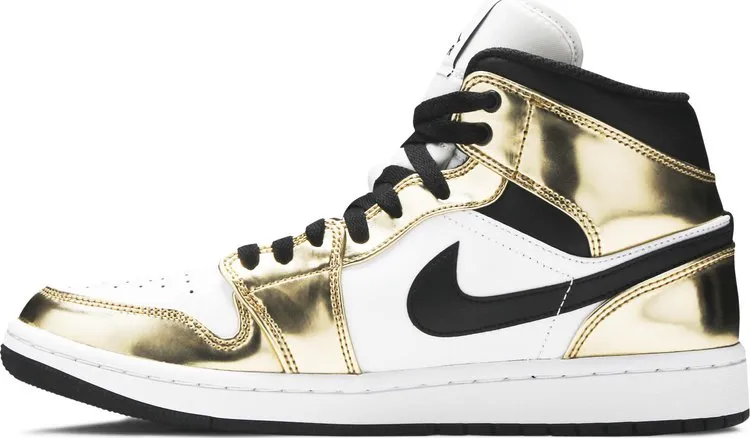 Air Jordan 1 Mid SE Metallic Gold