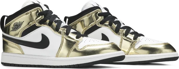 Air Jordan 1 Mid SE PS Metallic Gold