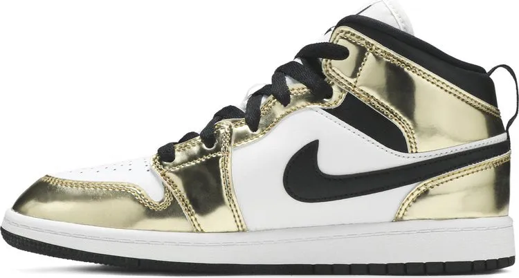 Air Jordan 1 Mid SE PS Metallic Gold