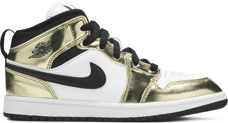 Air Jordan 1 Mid SE PS Metallic Gold