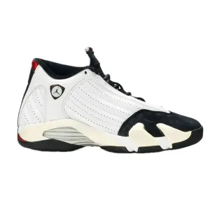 Air Jordan 14 Retro Black Toe 2006 White Black Varsity Red Metallic Silver