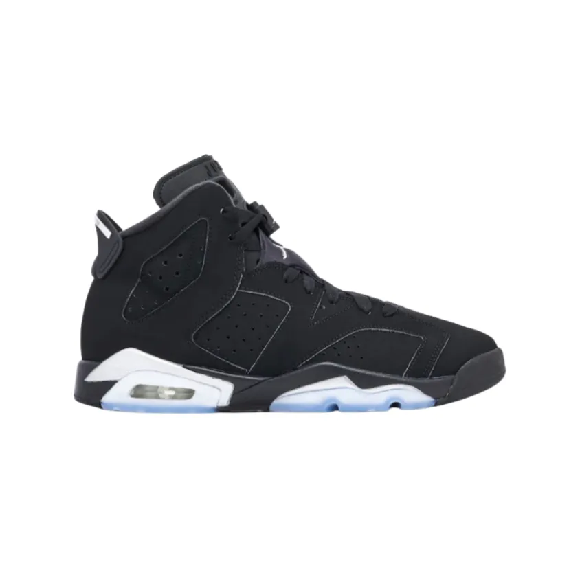 Air Jordan 6 GS Black Metallic Silver Black