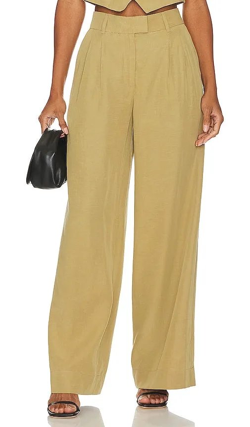 ALLSAINTS Deri Lyn Trouser in Beige