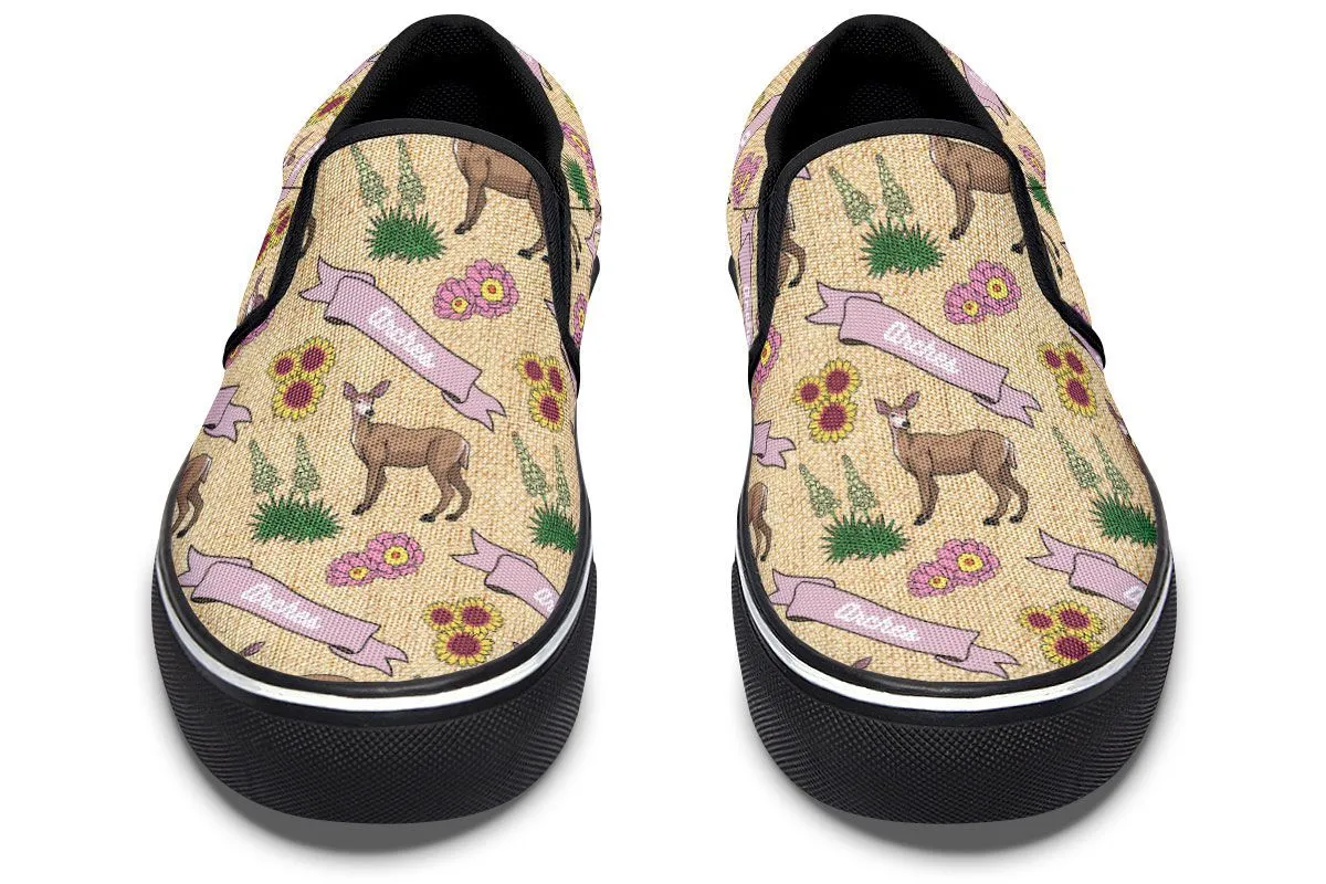 Arches Pattern Slip-On Shoes