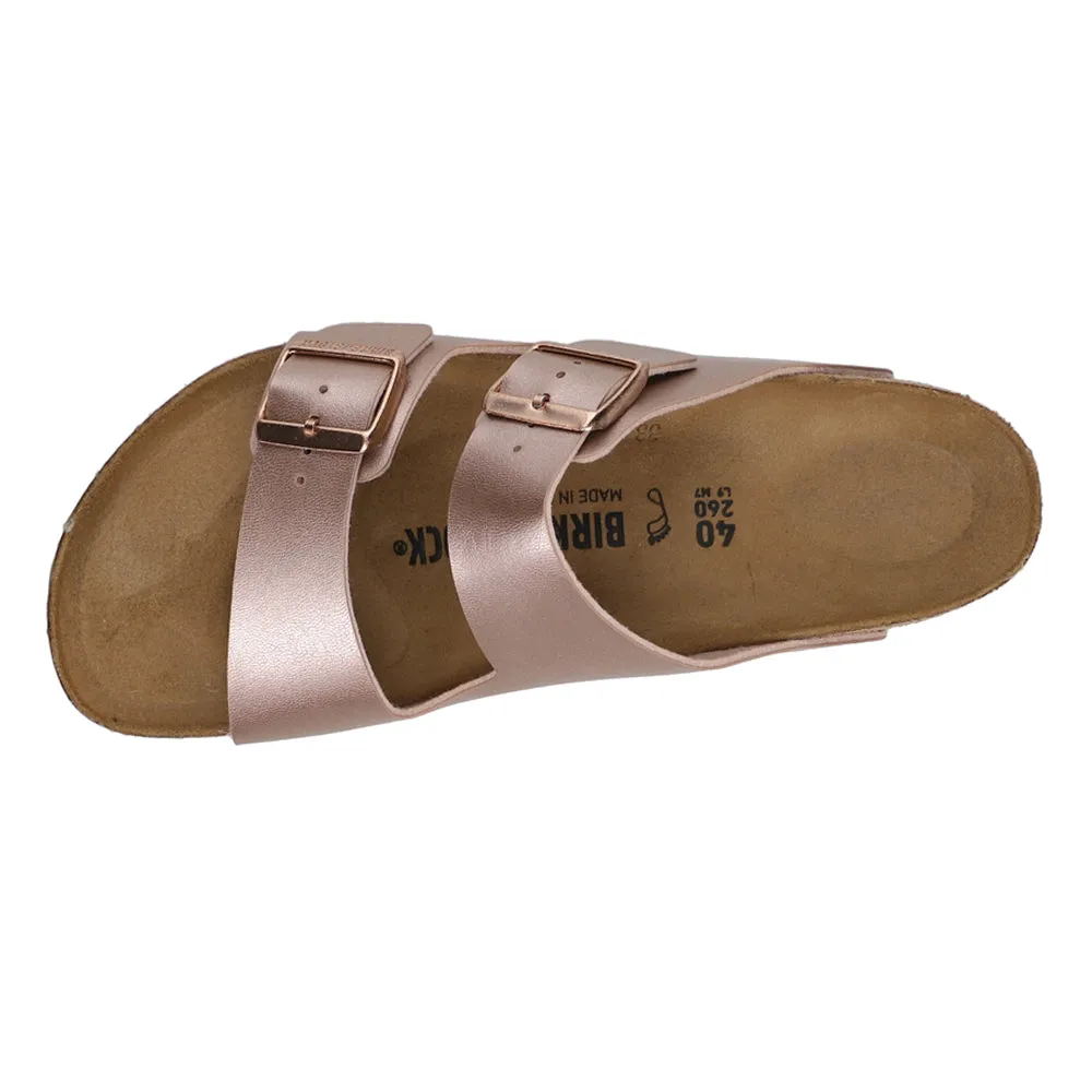 Arizona Birko-Flor Metallic Footbed Sandals