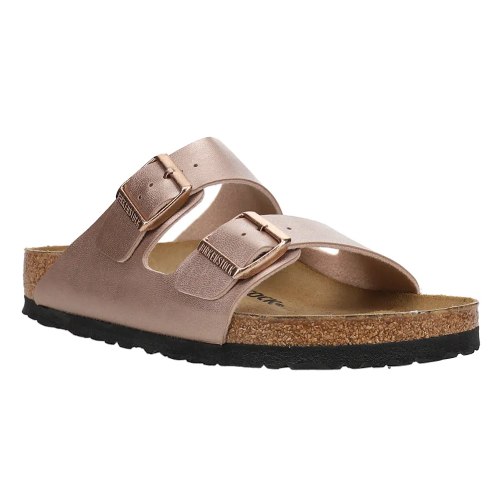 Arizona Birko-Flor Metallic Footbed Sandals