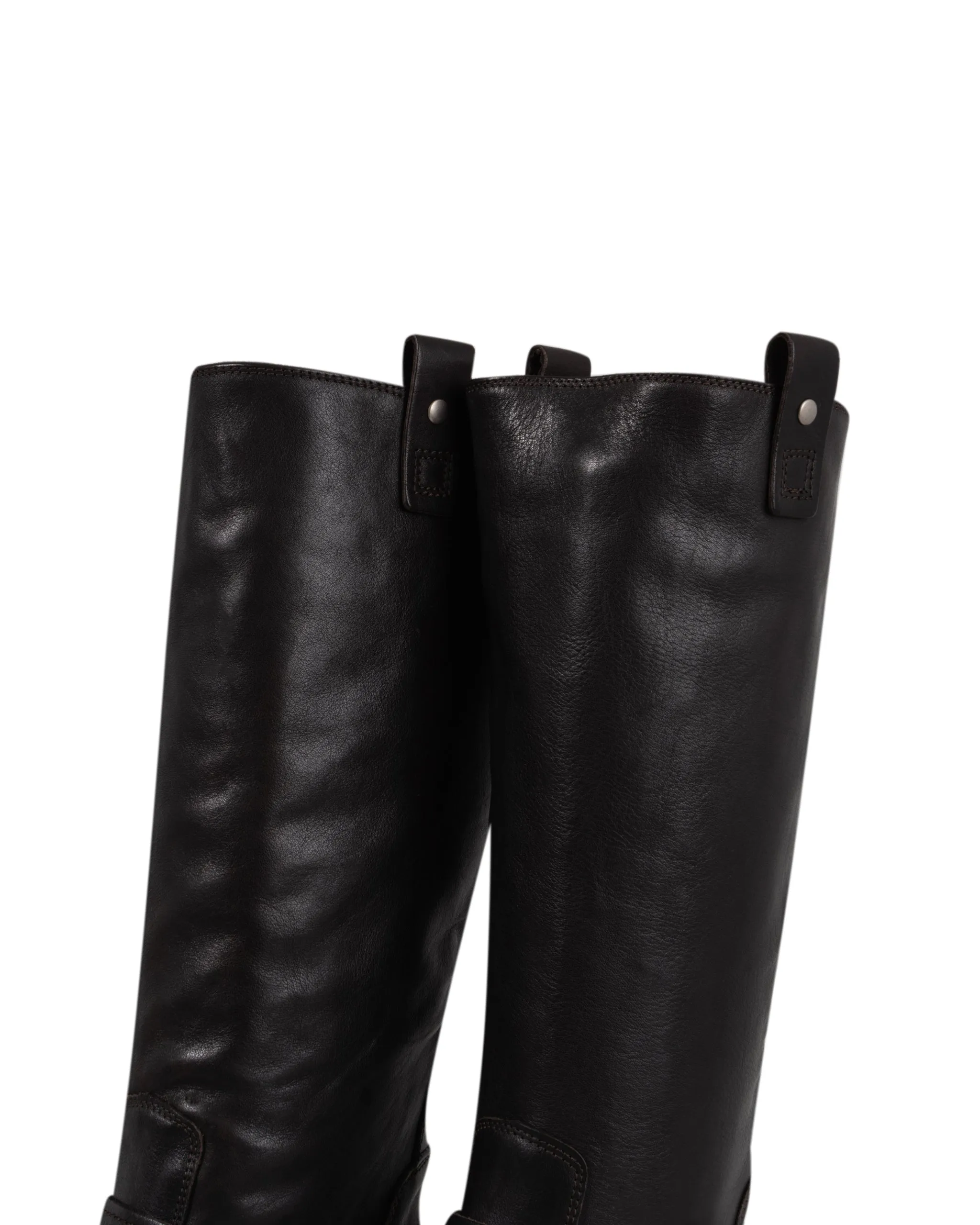 ASH | HIGH LAMB BASS BIKER BOOTS
