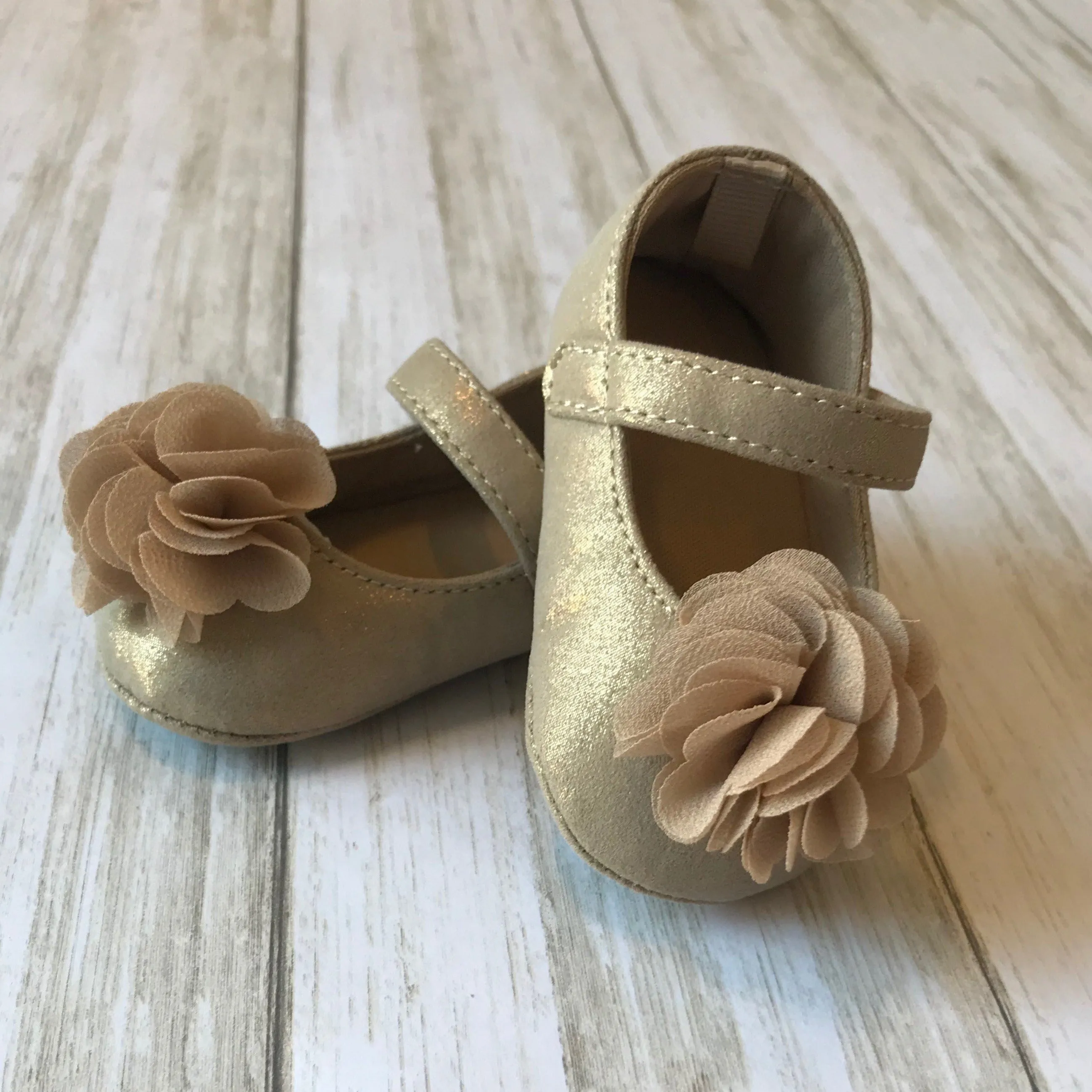 Baby Deer Metallic Top Shoe