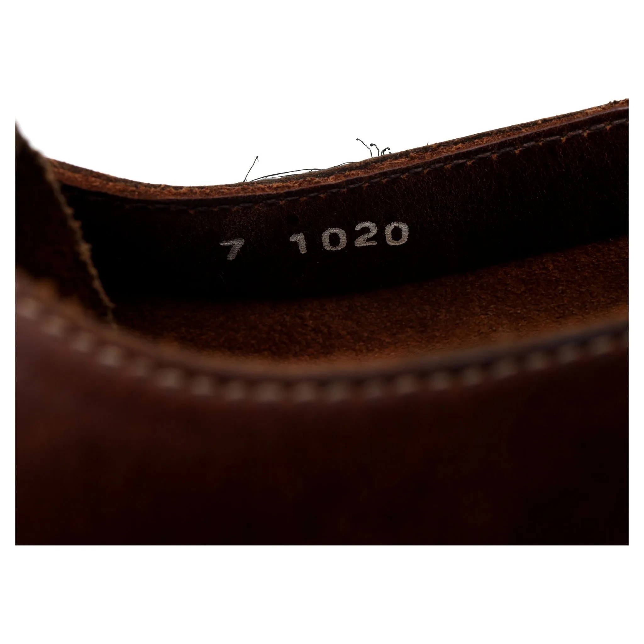 'Barth' Brown Leather Boat Shoes UK 7