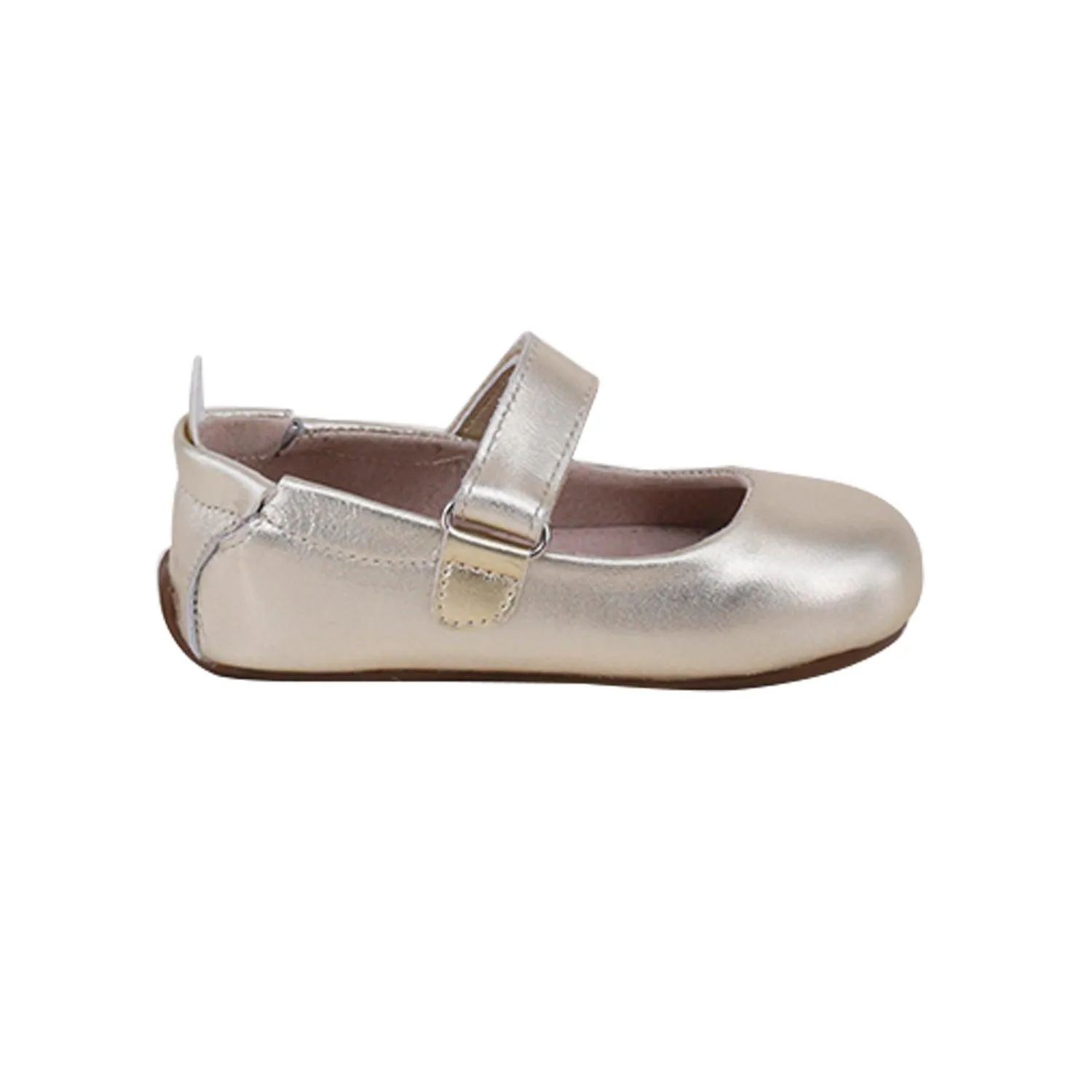 Bella Pre/First Walker Mary Jane Shoes Metallic Gold