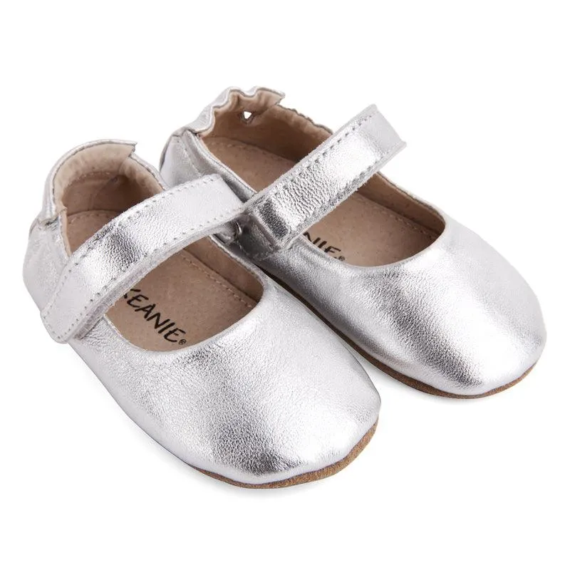 Bella Pre/First Walker Mary Jane Shoes Metallic Silver