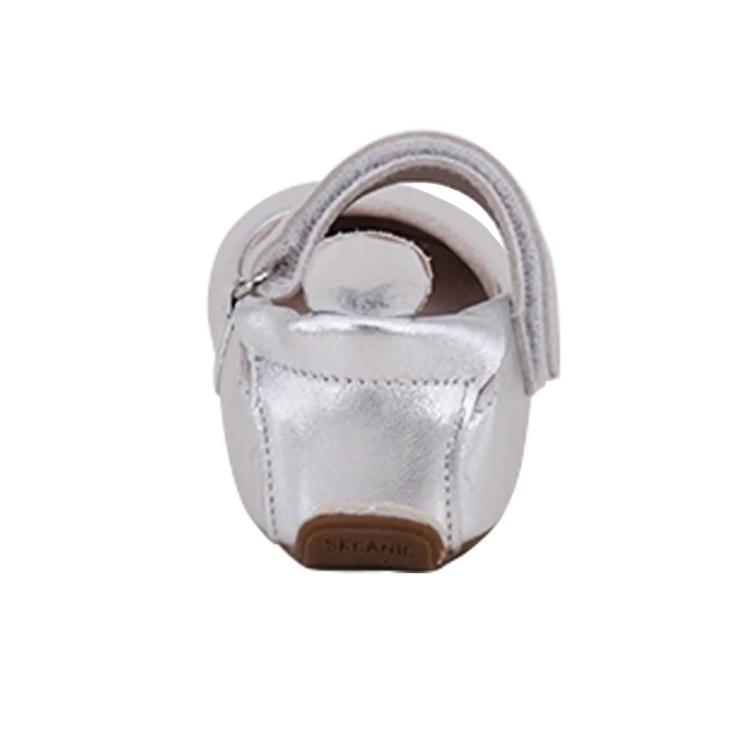 Bella Pre/First Walker Mary Jane Shoes Metallic Silver