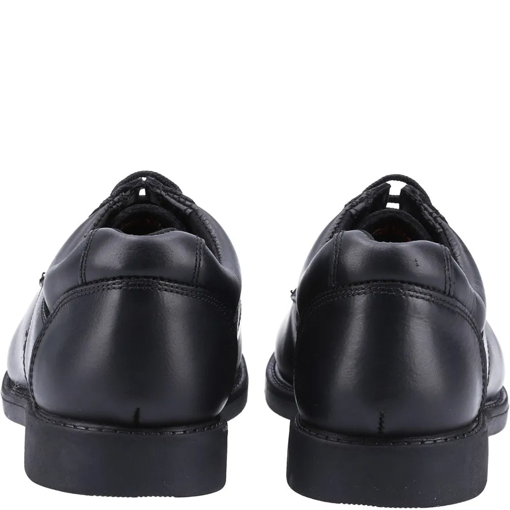 Black Tim Junior School Shoes