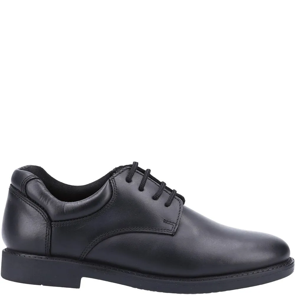 Black Tim Junior School Shoes