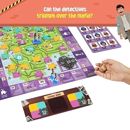 Bloomingo Pretend Play Kit - Young Detective Mumbai Files: Become a Detective & Solve Thrilling Mysteries in Mumbai