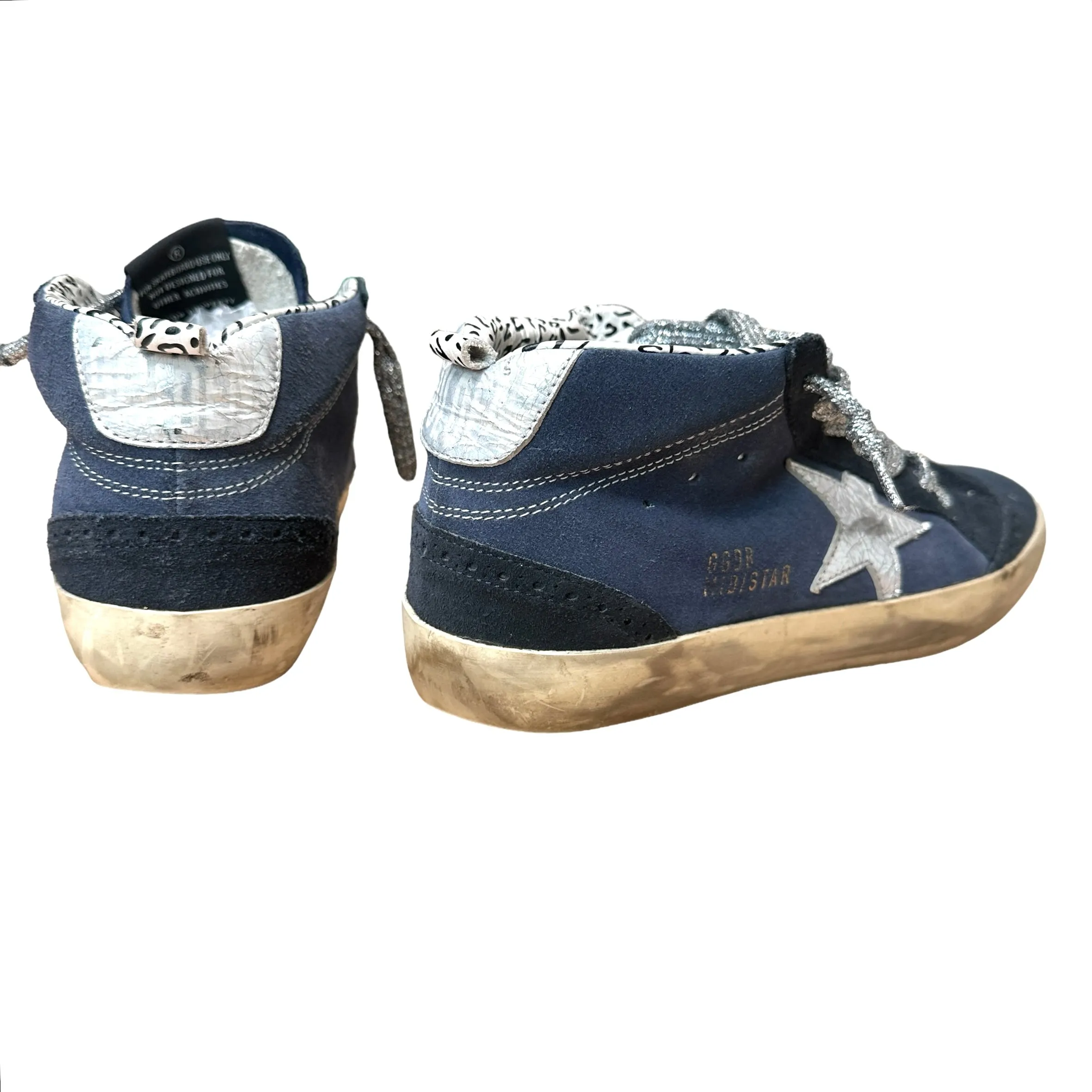 Blue Suede Sneakers - 8