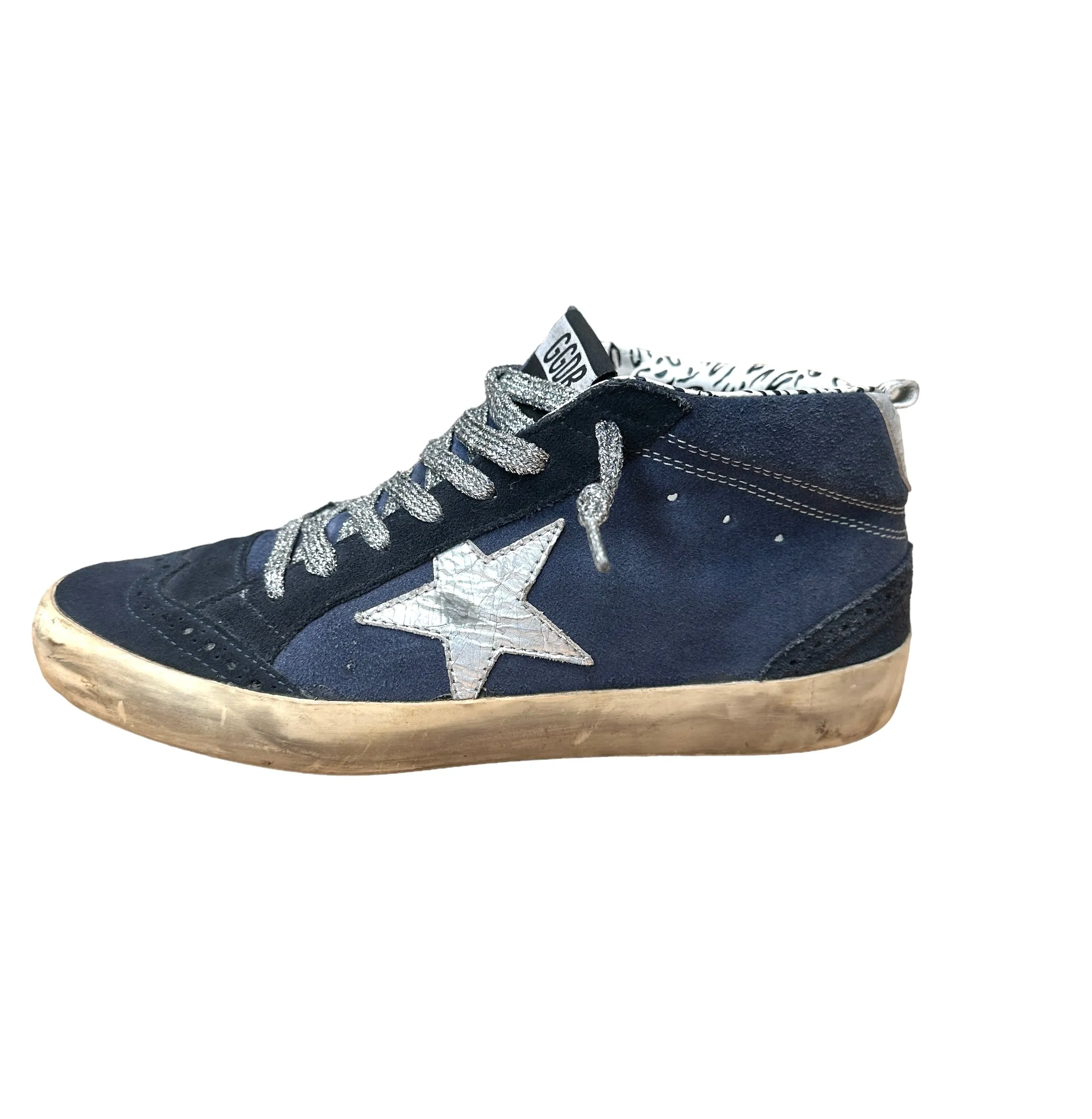 Blue Suede Sneakers - 8