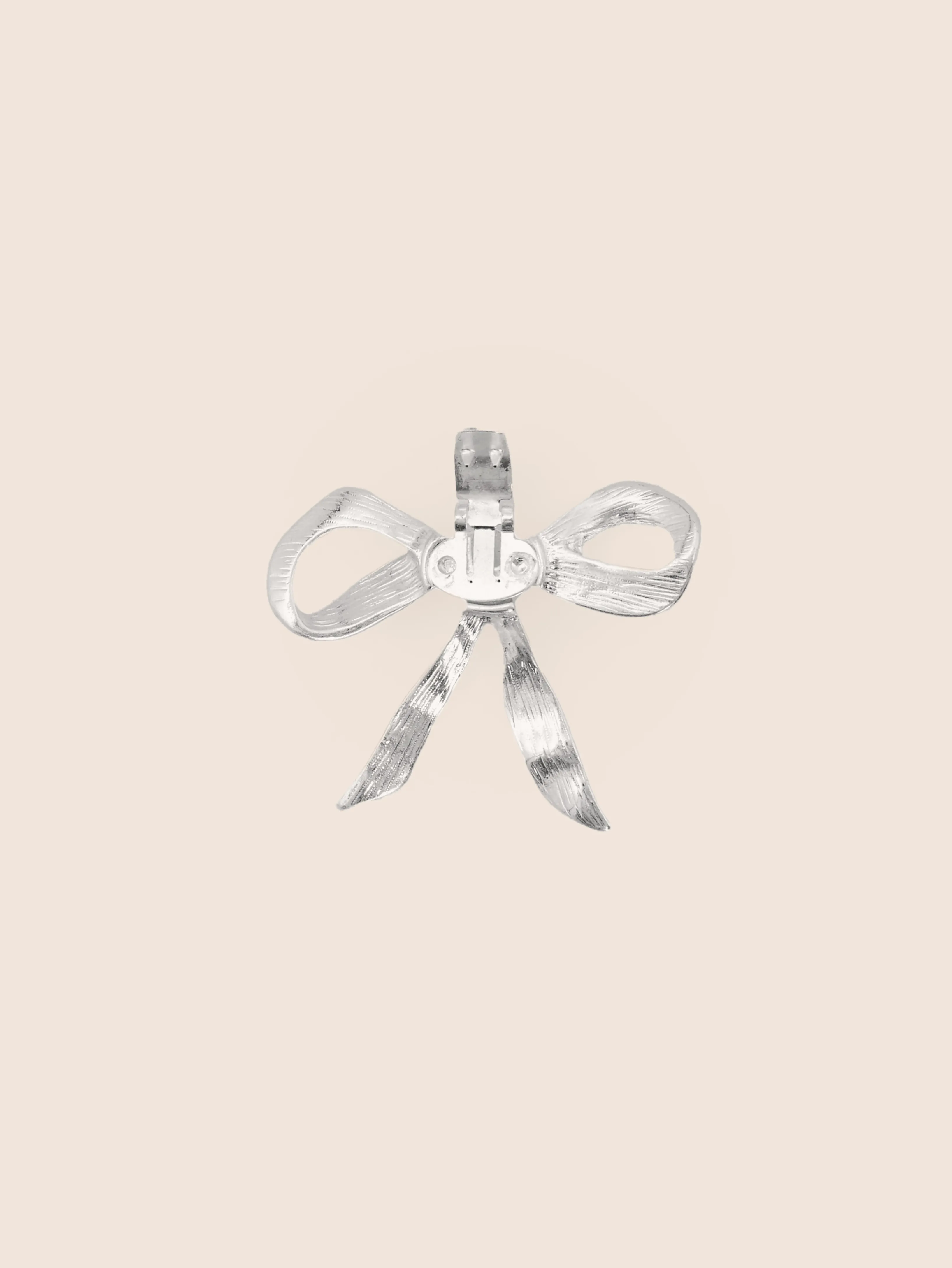 Bow Clip Silver