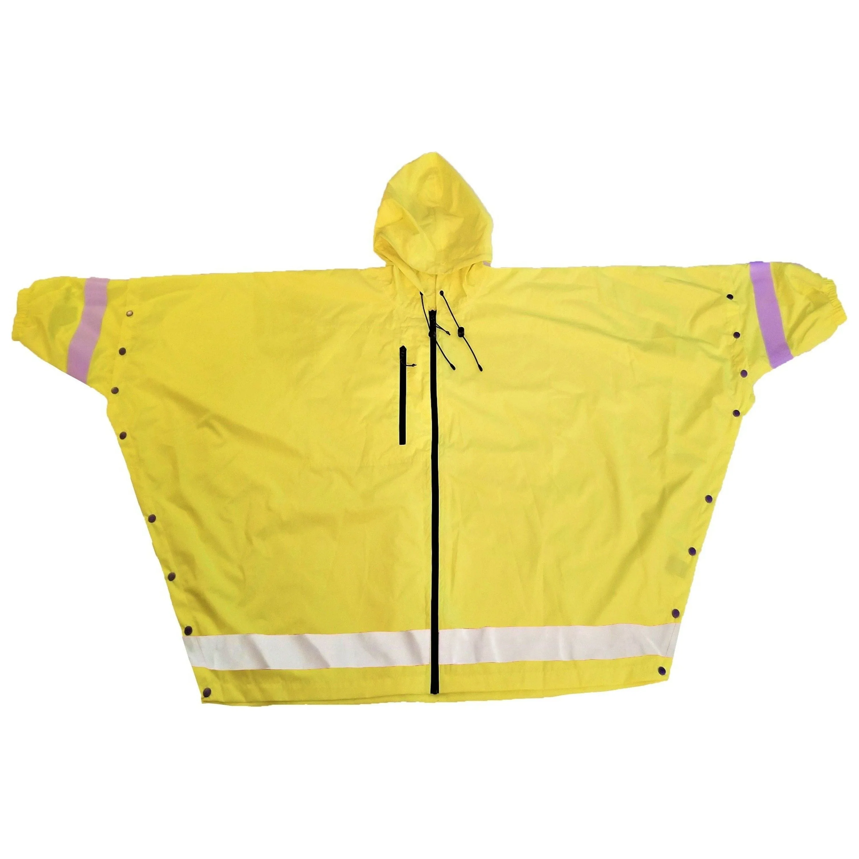 Brella 2020 Lime Green Unisex Hybrid Rain jacket w/ Reflective Strips