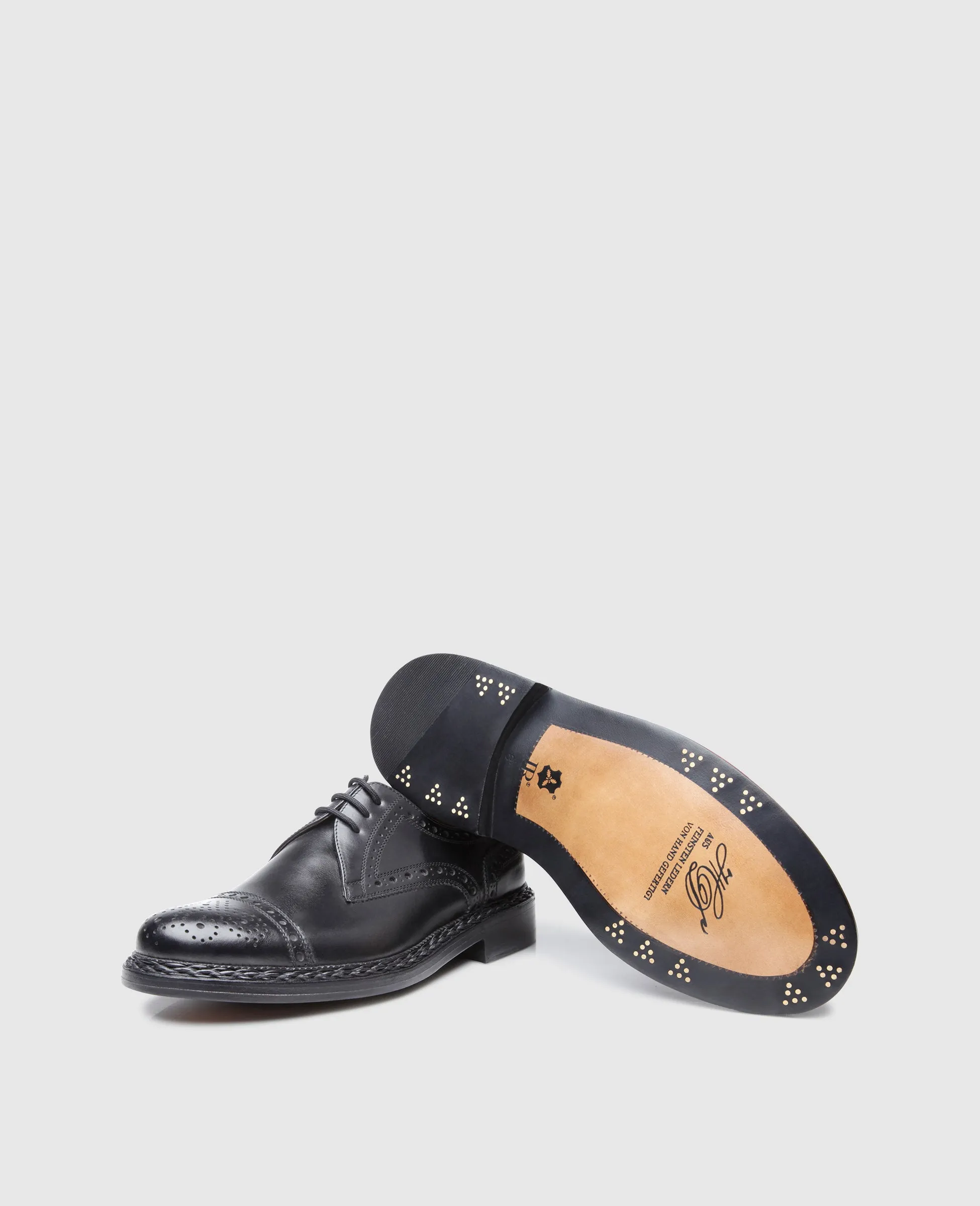 Buda Half-Brogue BC - Black