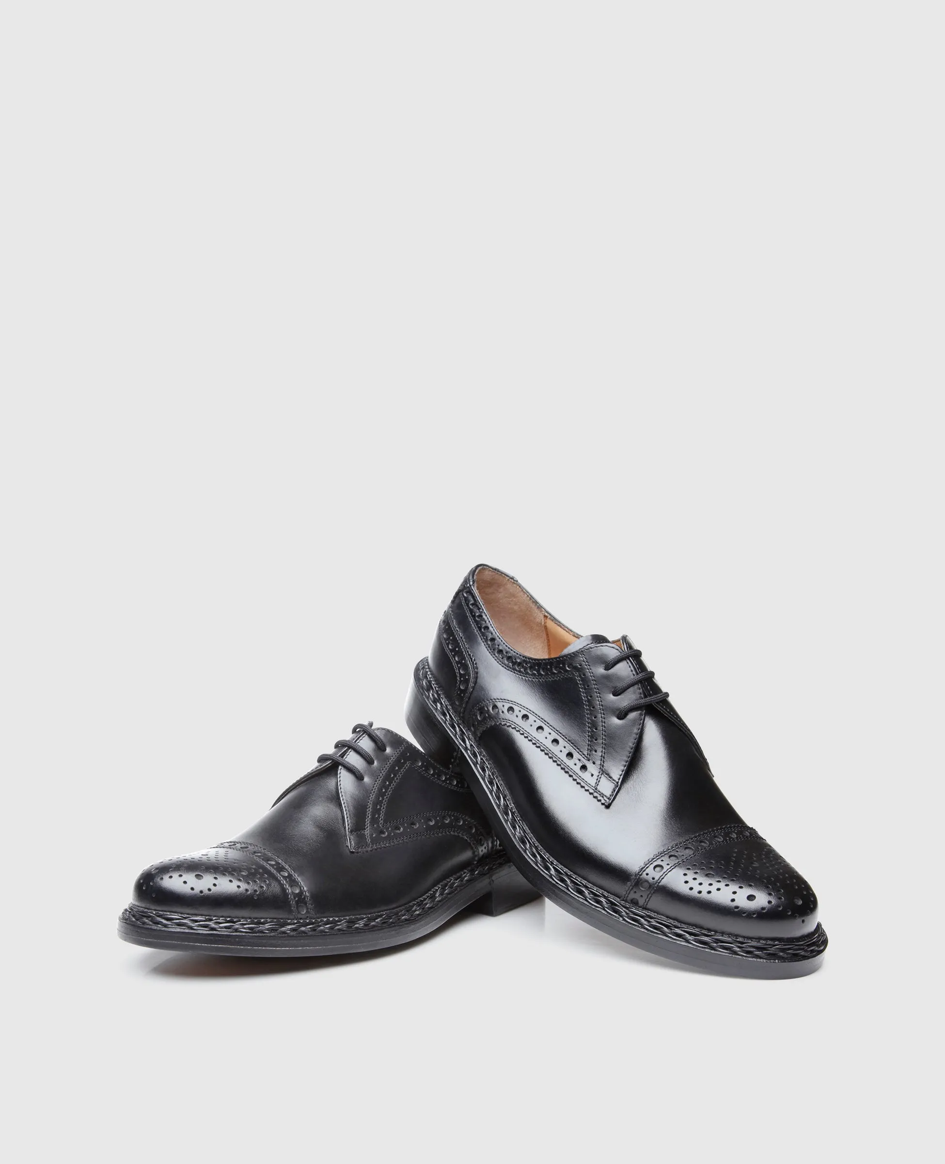 Buda Half-Brogue BC - Black