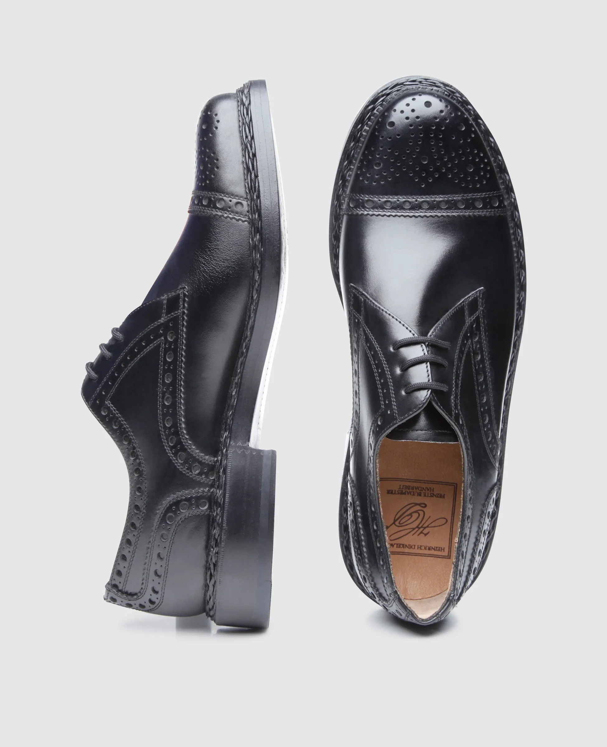 Buda Half-Brogue BC - Black