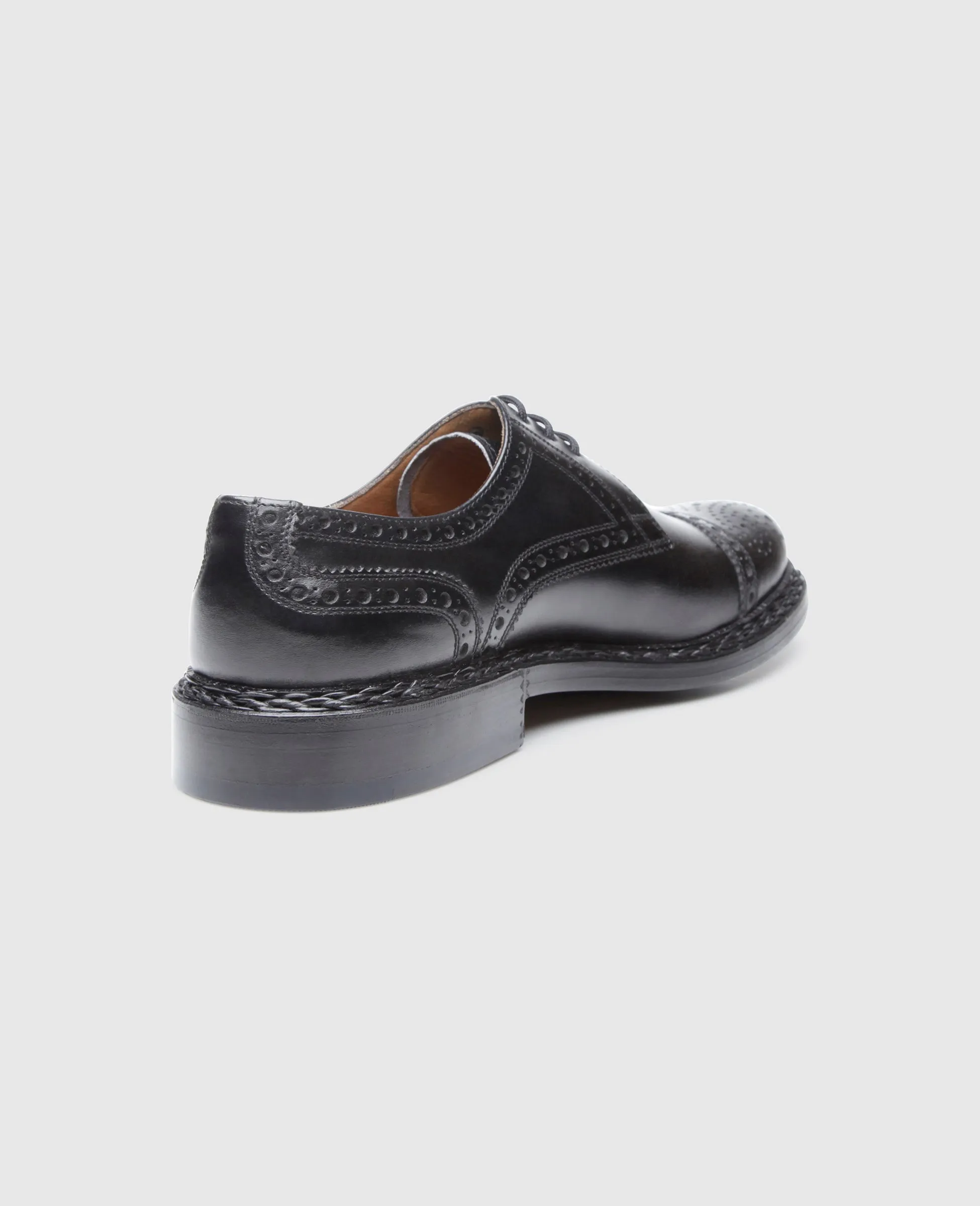 Buda Half-Brogue BC - Black