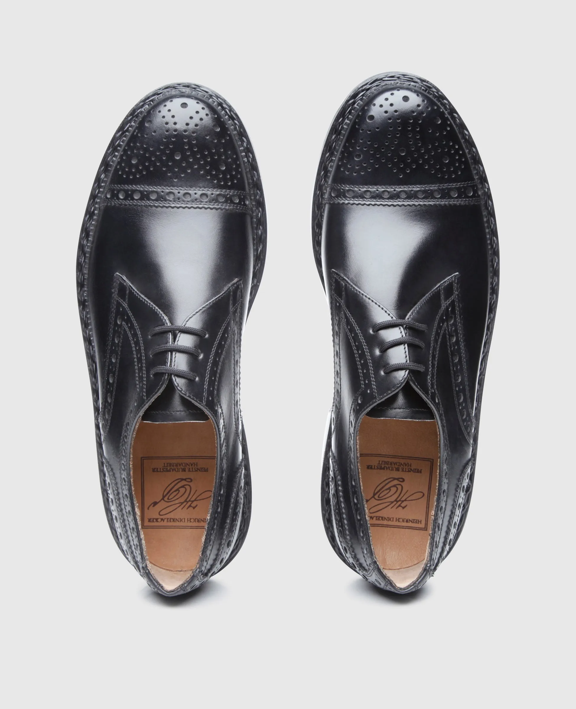 Buda Half-Brogue BC - Black