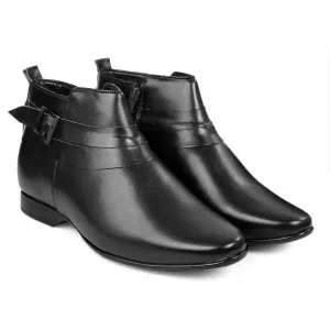 BXXY 3.5 Inch Hidden Height Increasing Formal Derby Boots For Men