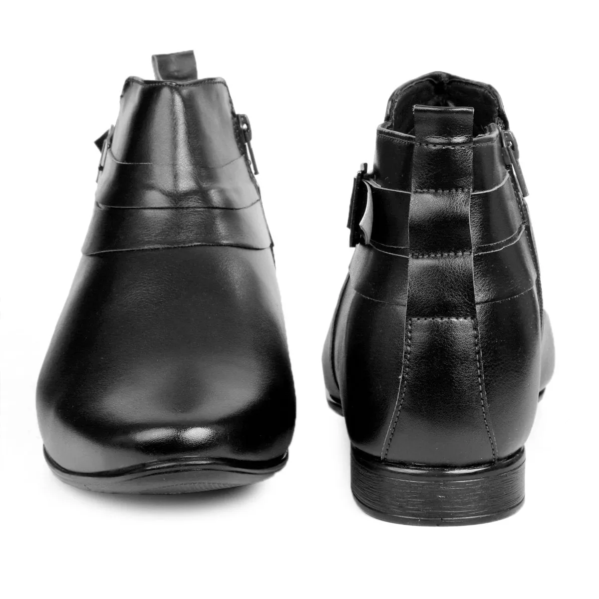 BXXY 3.5 Inch Hidden Height Increasing Formal Derby Boots For Men