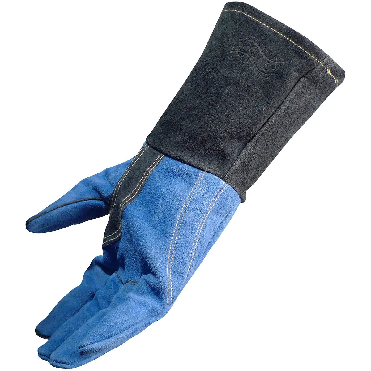 Caiman 1507 Premium Split Cowhide MIG/Stick Welder's Glove with Fleece Lining and Para-Aramid Cut Liner Safety Glove (1 Pair)