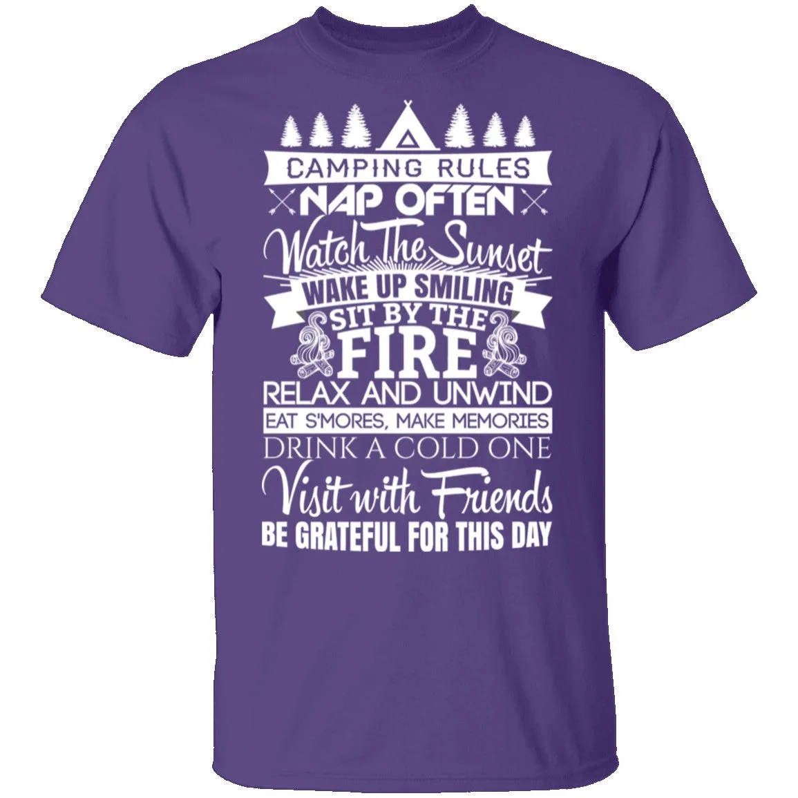 Camping Rules T-Shirt