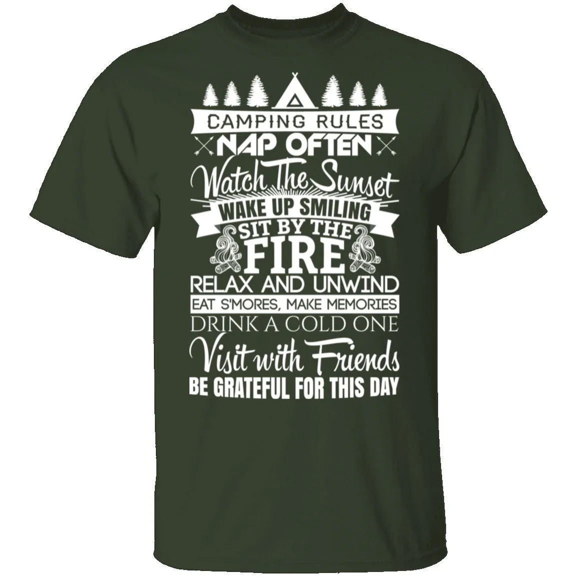 Camping Rules T-Shirt