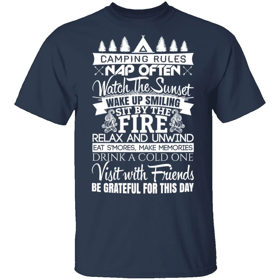 Camping Rules T-Shirt