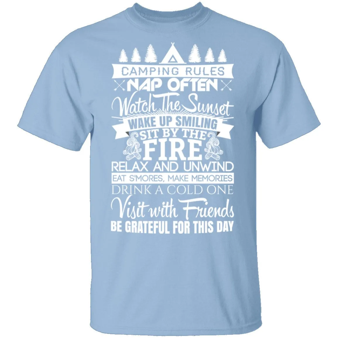 Camping Rules T-Shirt