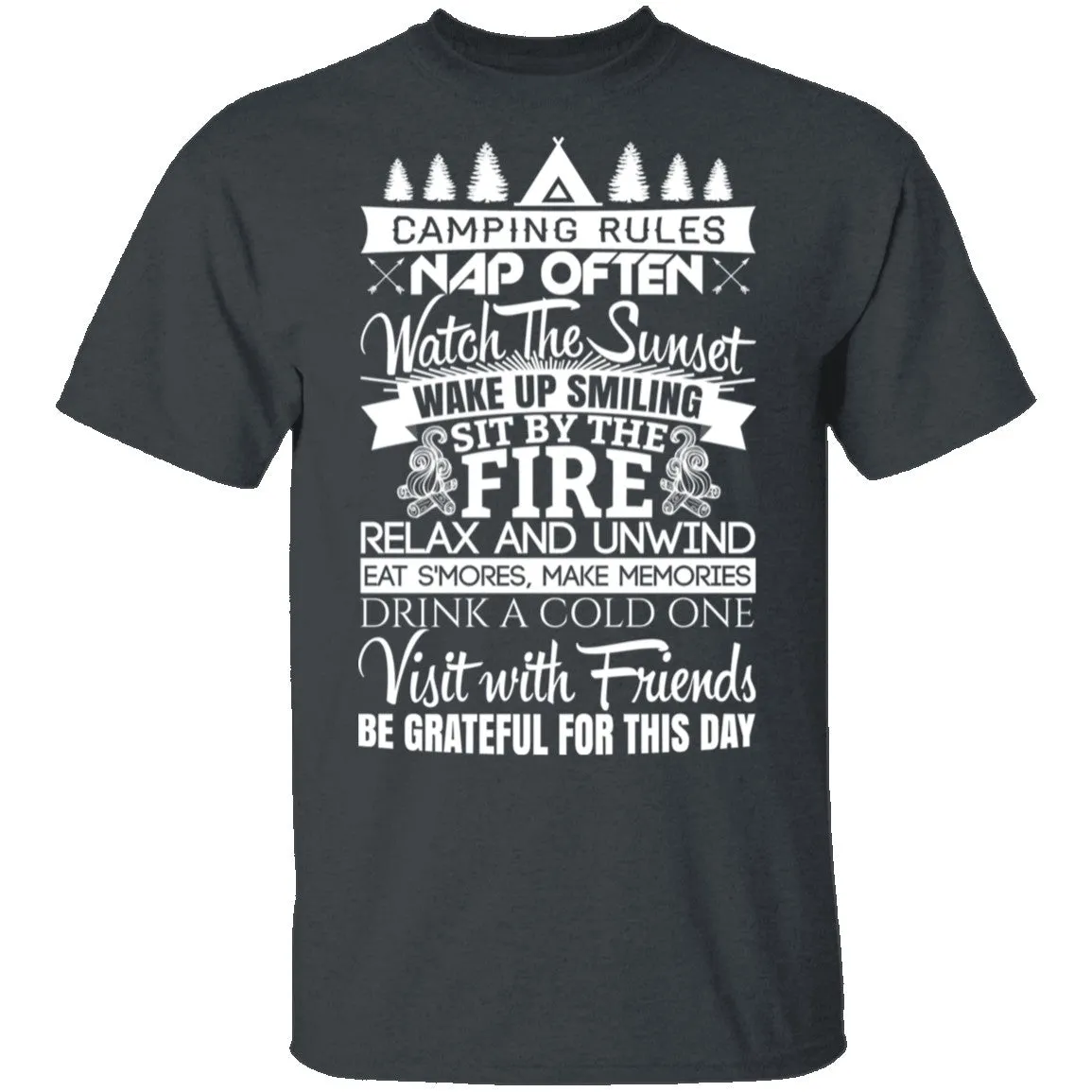 Camping Rules T-Shirt