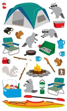 Camping Stickers