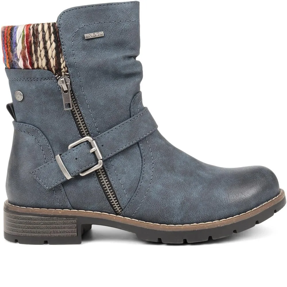 Casual Biker Boots - WBINS38033 / 324 161