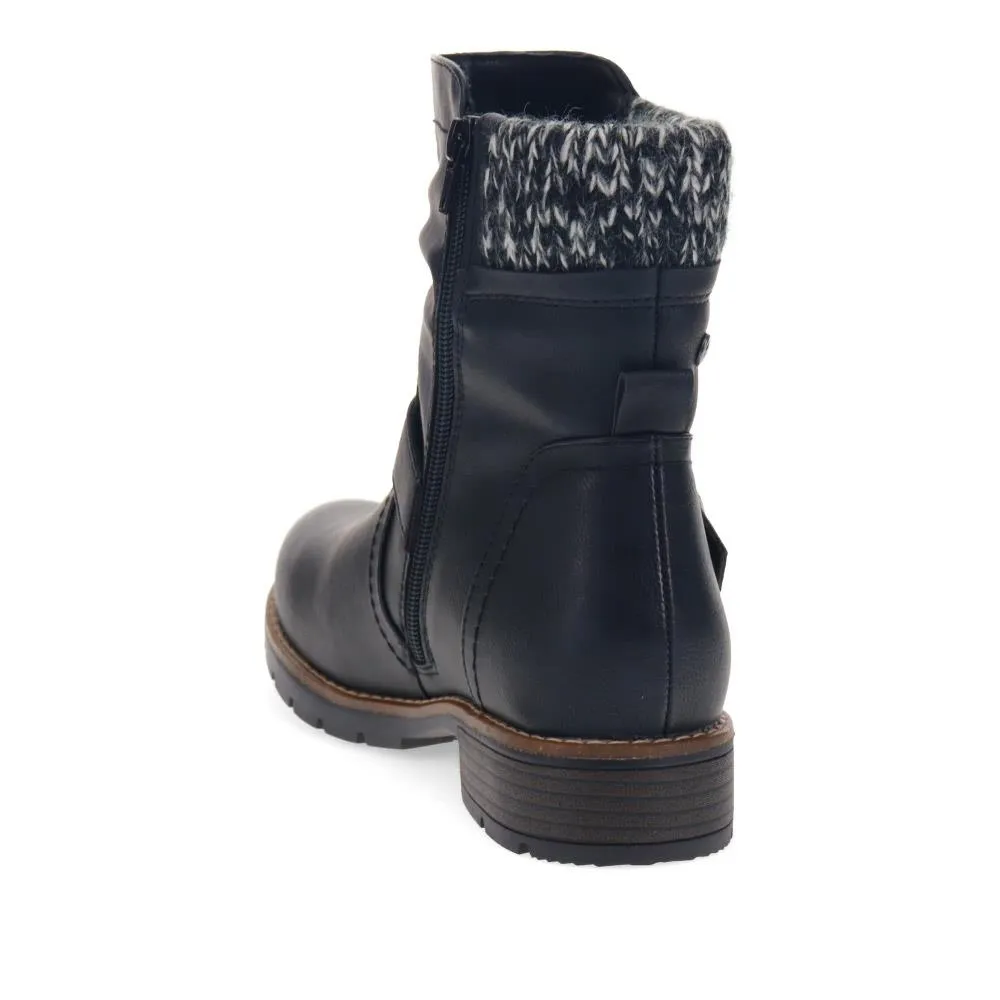 Casual Biker Boots - WBINS38033 / 324 161